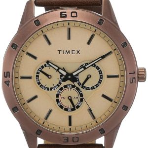 TIMEX ANALOG BROWN DIAL MEN'S WATCH - TW000U915
