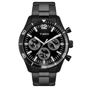 Timex E-Class Premium-Sport Collection Multifunction Men Analog Black Dial Coloured Quartz Watch
