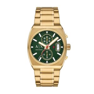Armani Exchange Men Quartz Green Dial Analog...