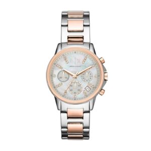 Armani Exchange Lady Banks Women Quartz Silver Dial...