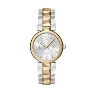 Armani Exchange Women Quartz Silver, Gold & Rose...