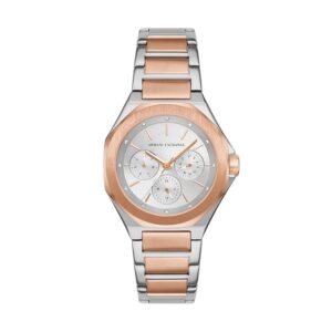 Armani Exchange Women Quartz Silver, Gold Dial...