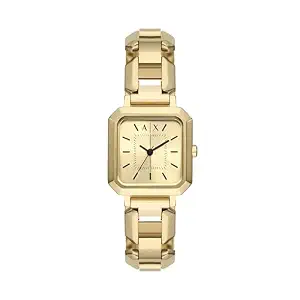 Armani Exchange Leila Women Quartz Gold Dial Analog...