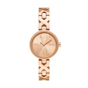 Armani Exchange Women Quartz Gold & Rose Gold Dial...