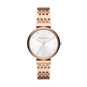 Armani Exchange Women Quartz Silver Dial Analog...