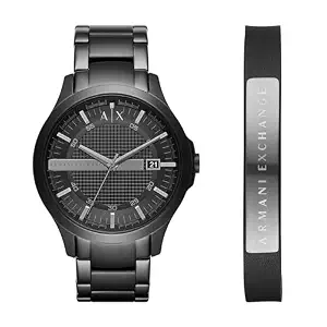 Armani Exchange Hampton Men Quartz Black Dial...