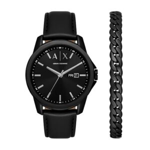 Armani Exchange Banks Men Quartz Black Dial Analog...