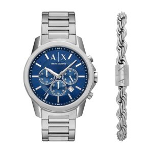 Armani Exchange Men Quartz Blue Dial Chronograph...