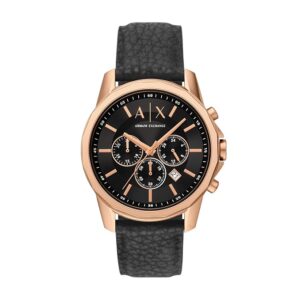 Armani Exchange Men Quartz Black Dial Chronograph...