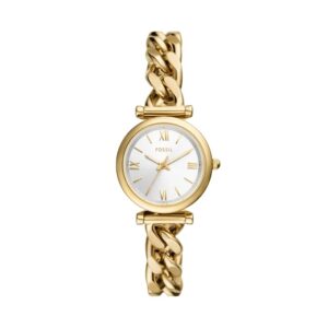 Fossil Carlie Women Quartz Silver Dial Analog...