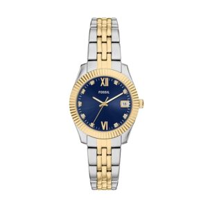 Fossil Scarlette Women Quartz Blue Dial Analog...