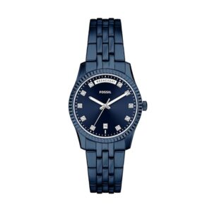 Fossil Scarlette Women Quartz Blue Dial Analog...