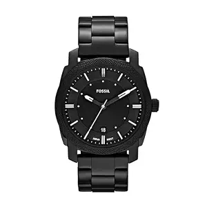Fossil Machine Men Quartz Black Dial Analog...