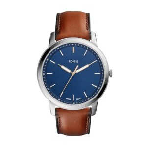 Fossil MINIMALIST Men Quartz Blue Dial Analog...