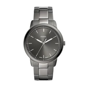 Fossil MINIMALIST Men Quartz Grey Dial Analog...
