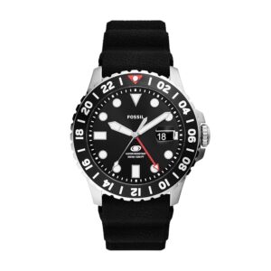 Fossil Fossil Blue GMT Men Quartz Black Dial Analog...