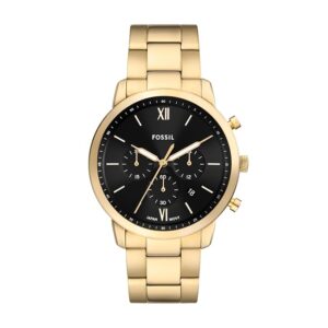 Fossil Neutra Men Quartz Black Dial Chronograph...