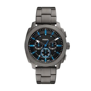 Fossil Machine Men Quartz Black Dial Chronograph...