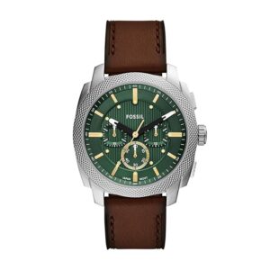 Fossil Machine Men Quartz Dial Chronograph Brown...
