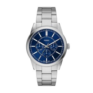 Fossil Pearson Men Quartz Blue Dial Analog...