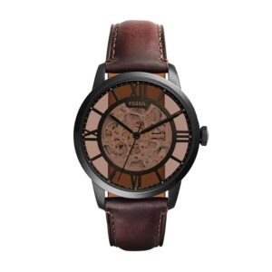 Fossil Townsman Men Automatic Brown Dial Analog...