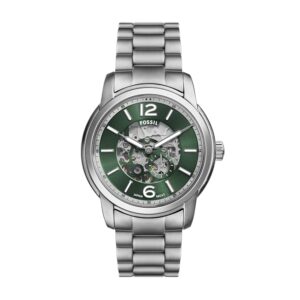 Fossil Heritage Men Automatic Green Dial Analog...