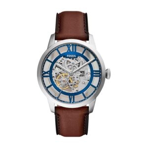 Fossil Townsman Men Mechanical Transparent Dial...