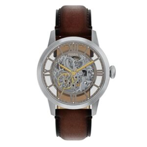 Fossil Townsman Men Automatic Silver Dial Analog...