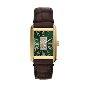 Fossil Carraway Men Automatic Dial Analog Brown...