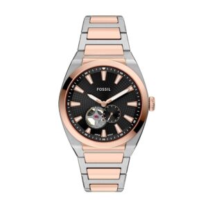 Fossil Everett Men Automatic Dial Stainless Steel...