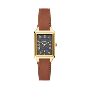 Fossil Raquel Women Quartz Grey Dial Analog Leather...