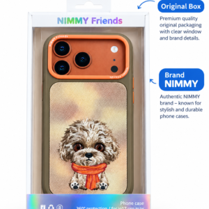 NIMMY Friends Cute Puppy Phone Case for iPhone 17...